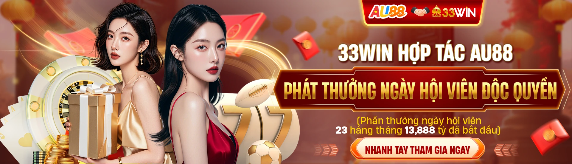 Banner 33Win về ưu đãi và nhắc nhở trách nhiệm